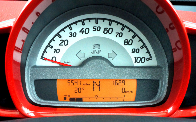 Car speedometer